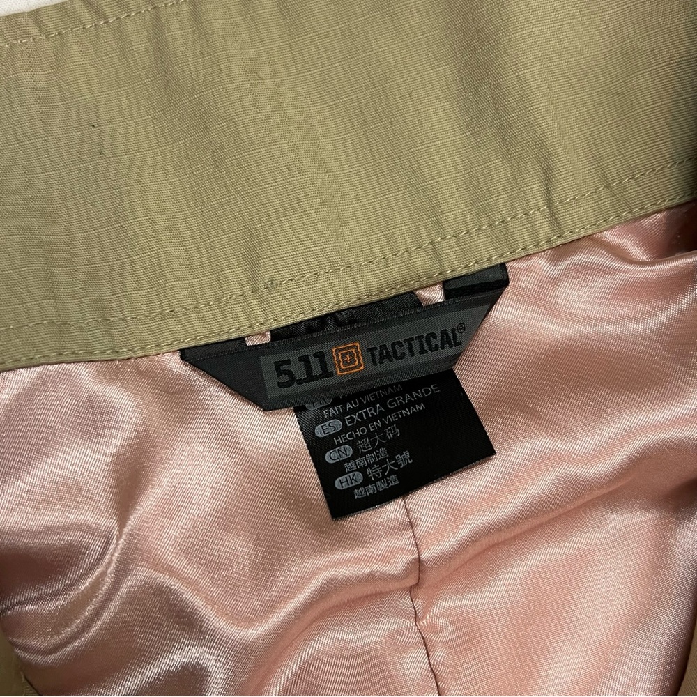 5.11 TACTICAL Taclite M-65 Ripstop Jacket Women’s Size XL Tan - Picture 6 of 11